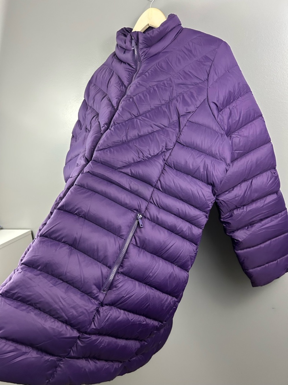Penningtons In Every Story Quilted Down Puffer Jacket Plus Size 1X - Picture 4 of 11
